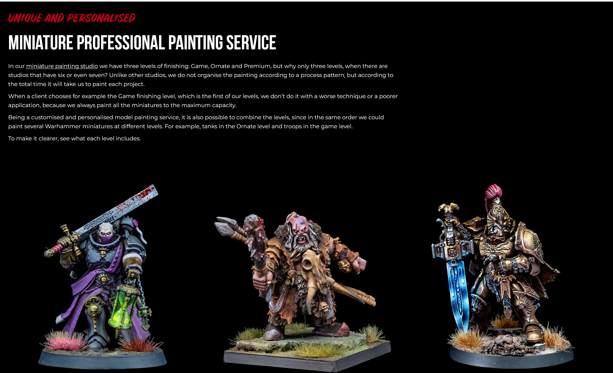 Miniature Commissions